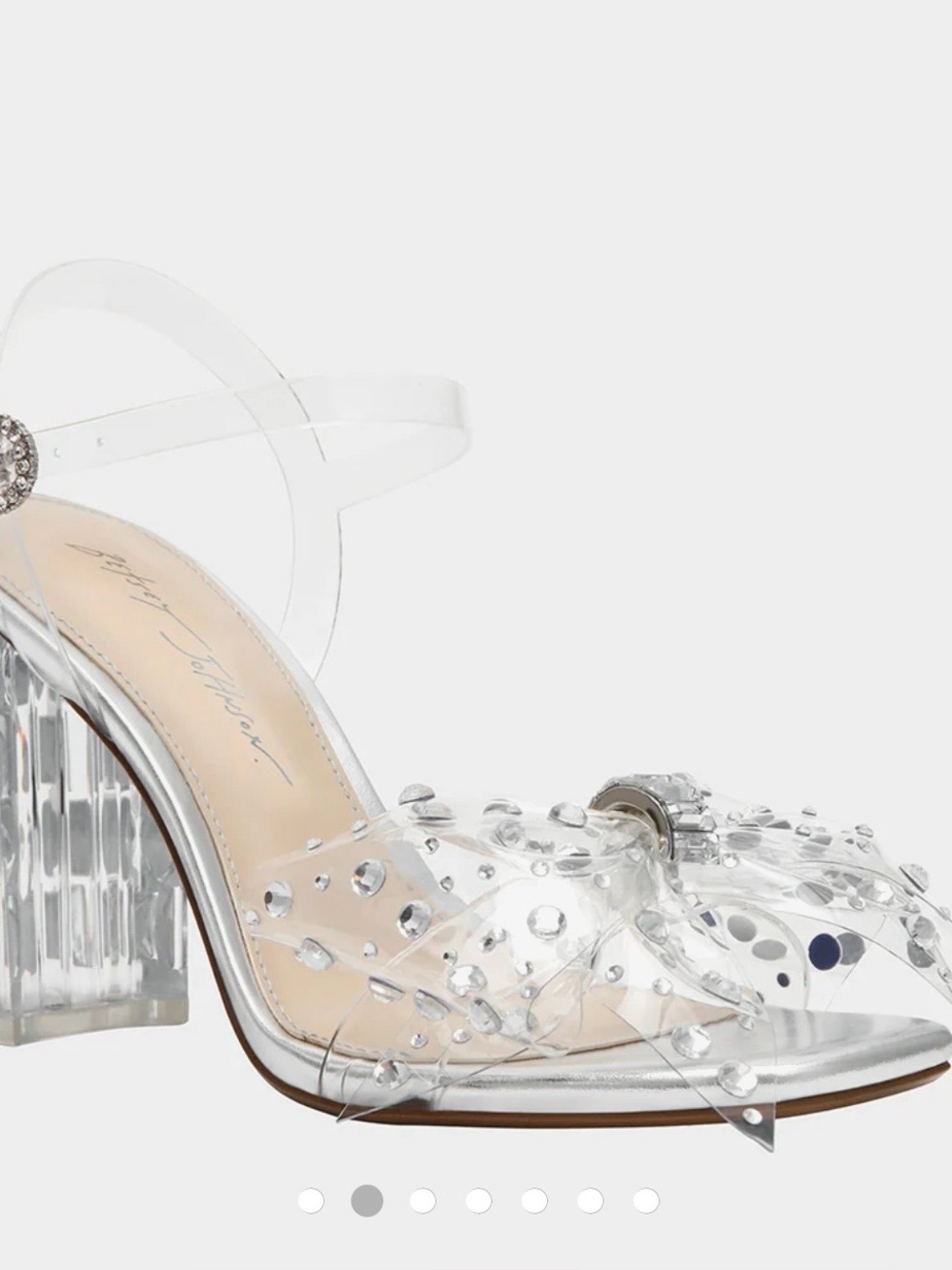Betsey Johnson Pratt Silver Heels